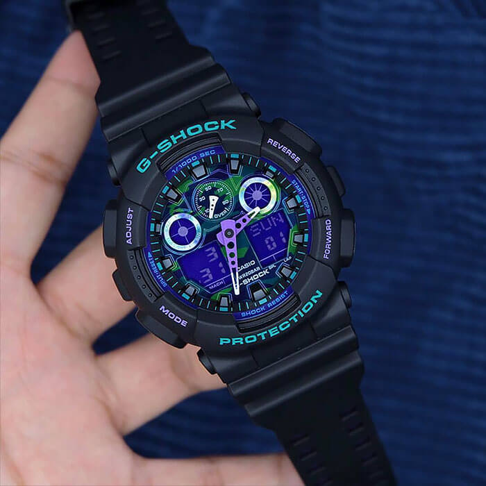 Casio Casio G-Shock GA-100BL-1A GA-100 — детали корпуса и пластик