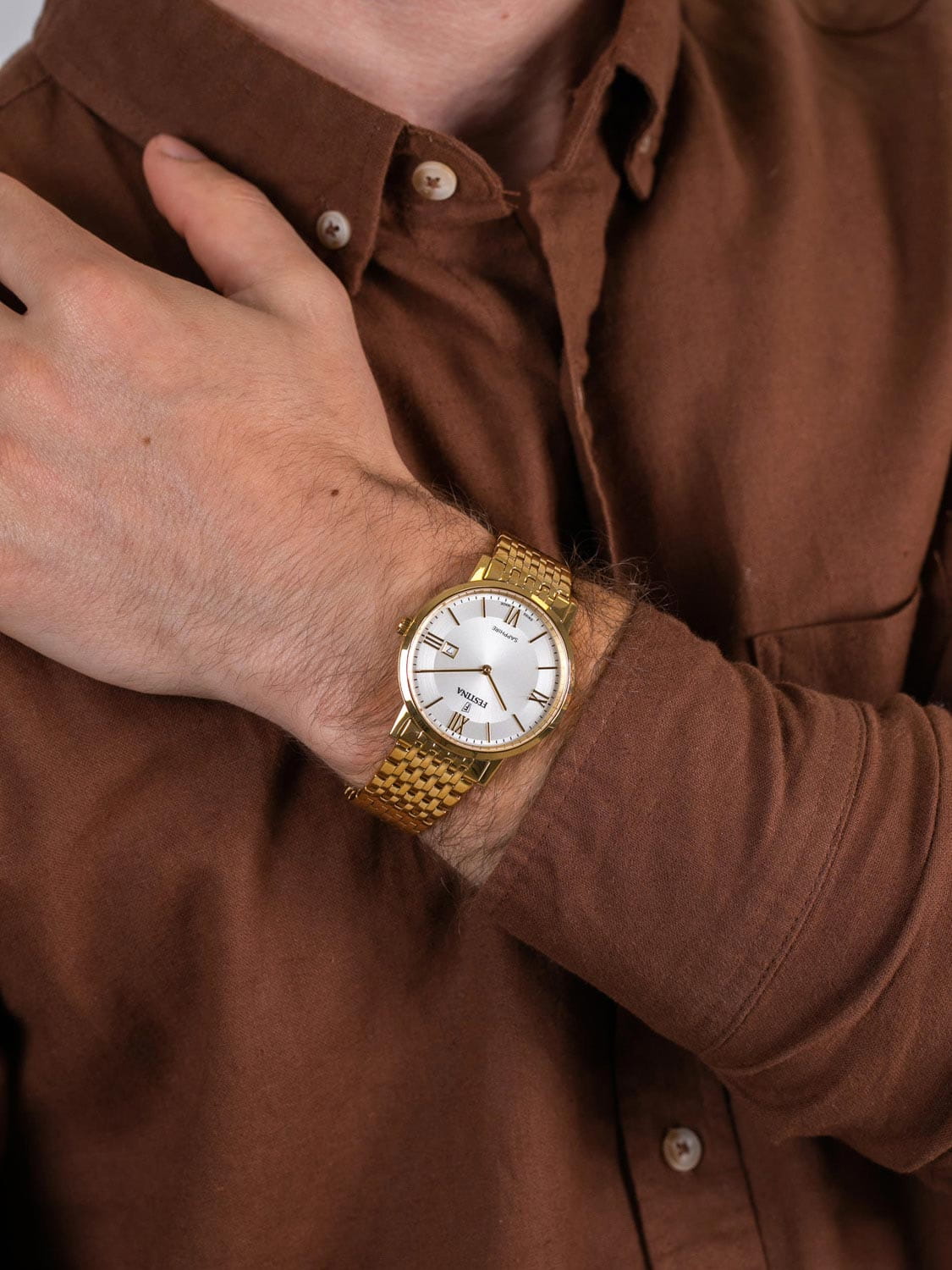 Festina Festina Classics F20020/1 , наручные мужские часы фото под углом