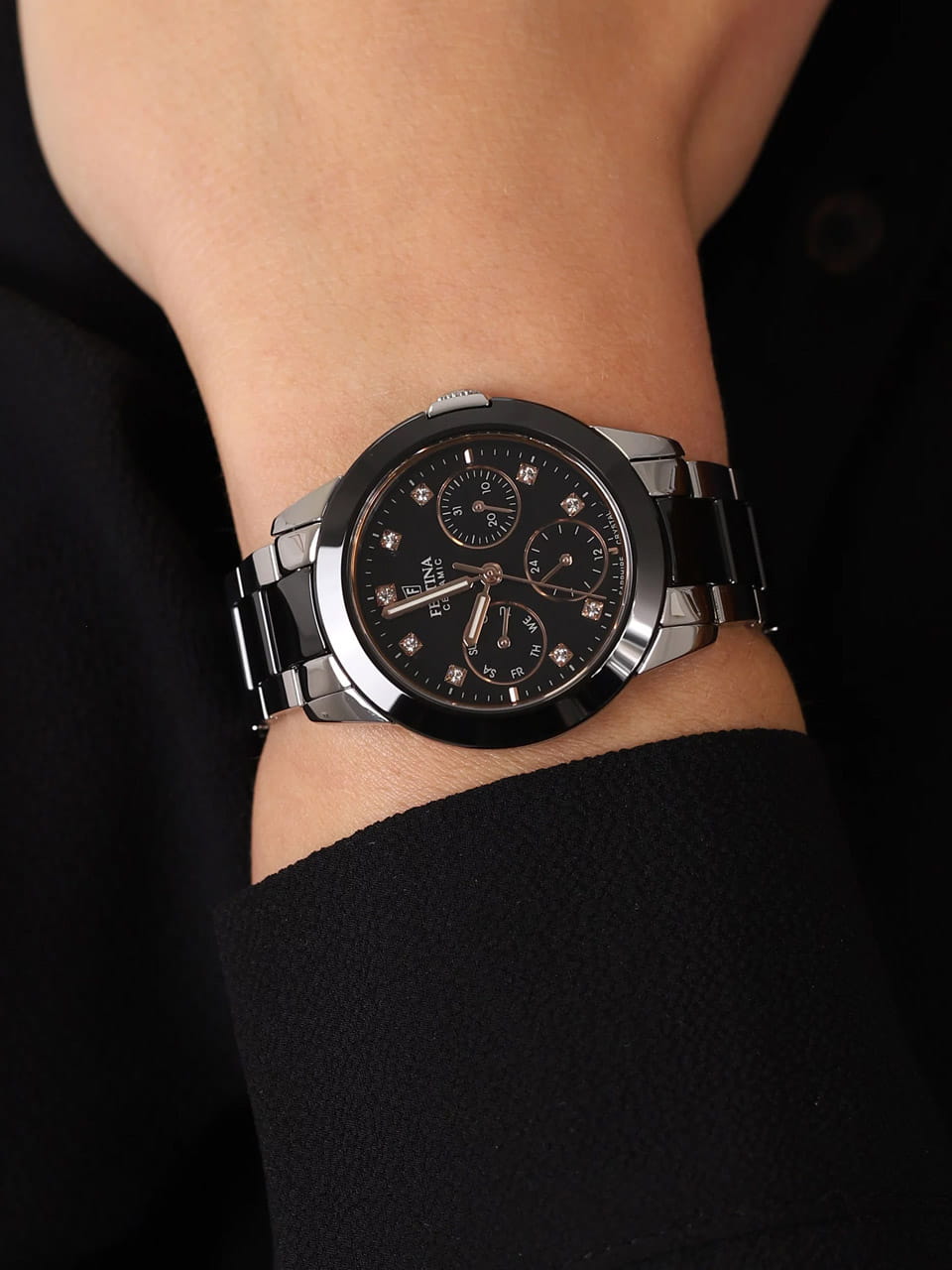 Festina Festina Ceramic F20497/3 , наручные женские часы фото под углом