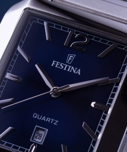 Festina Festina On The Square F20677/3 мужские часы синий циферблат на запястье