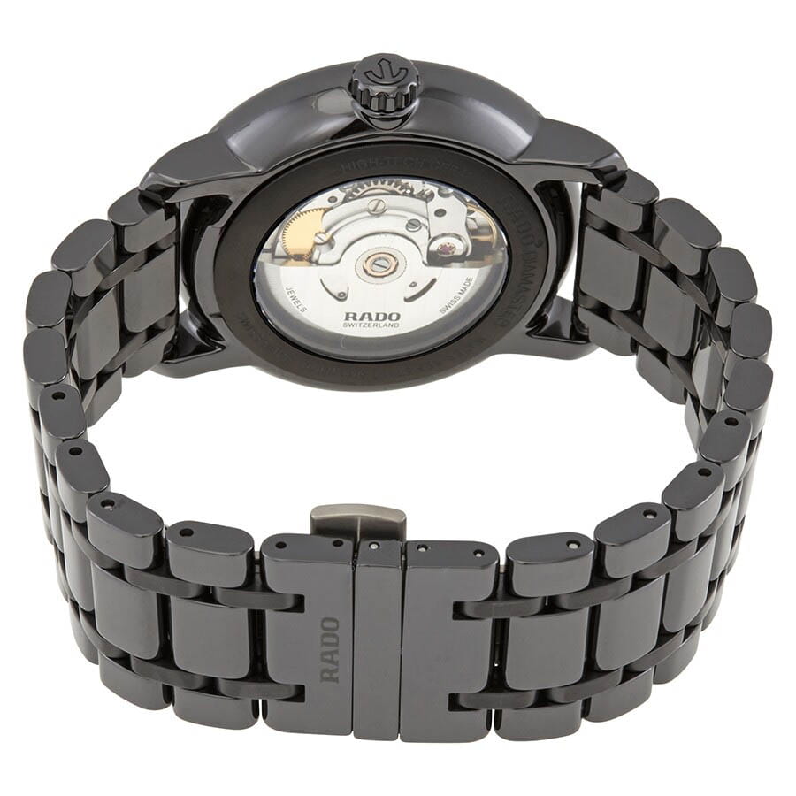 Rado Rado Diamaster R14805112, diamaster швейцария мужские часы на браслете высокотехнологичная плазменная керамика боковой вид