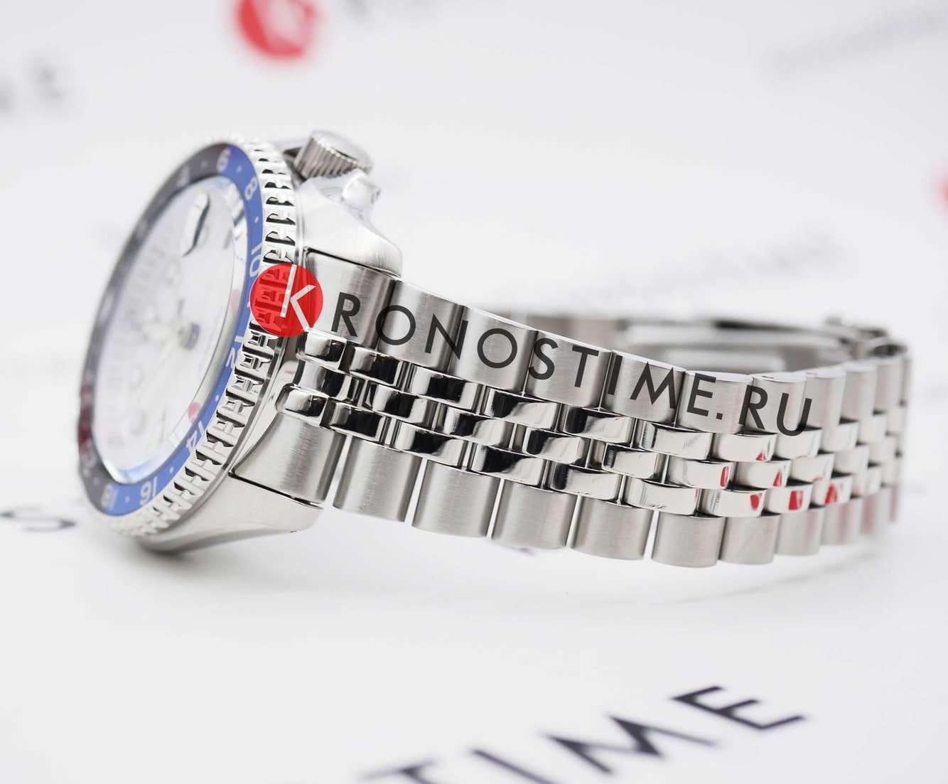 Seiko Seiko 5 Sports SKX series SSK033K1, 5 sports япония мужские часы на браслете нержавеющая сталь боковой вид
