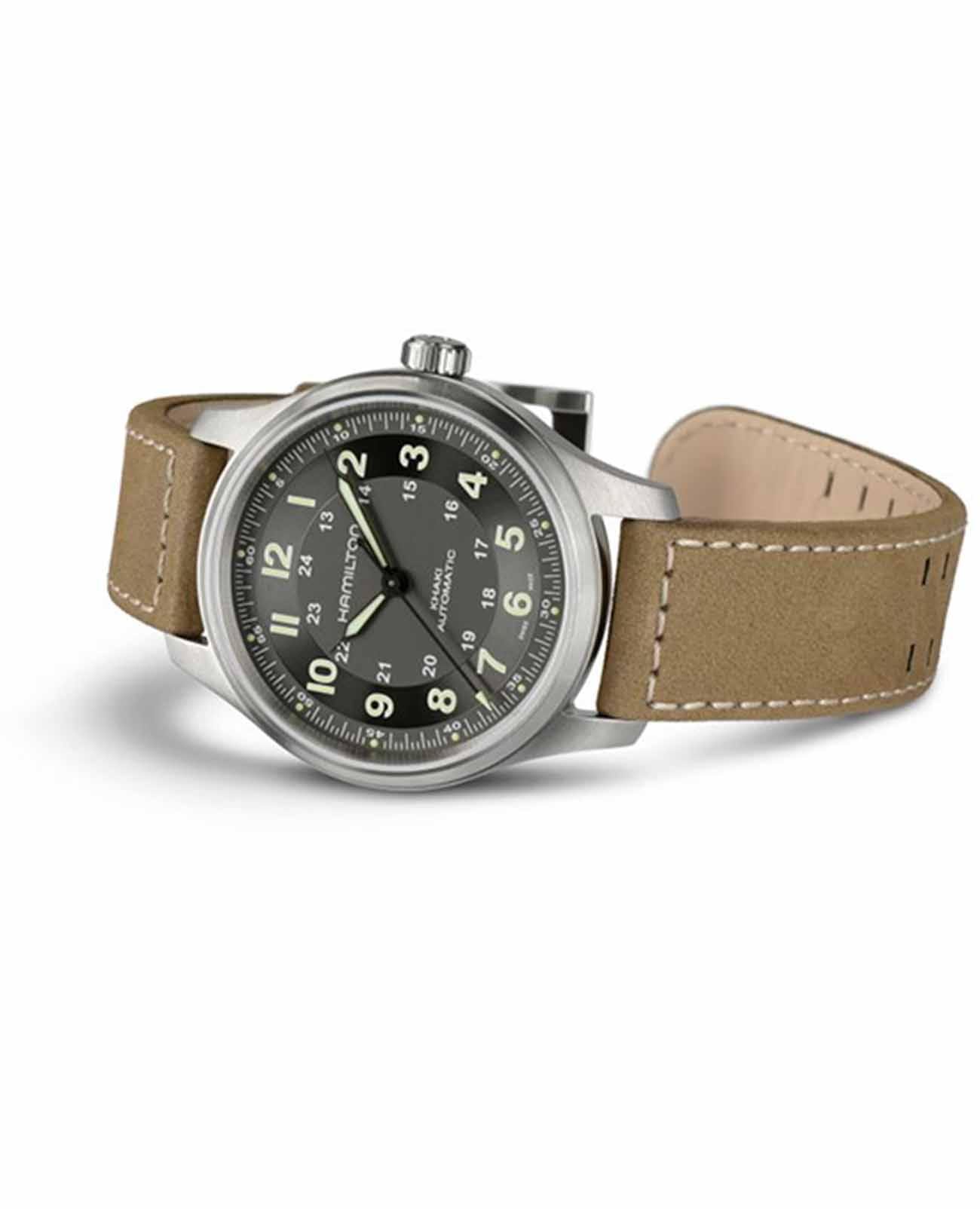 Hamilton Hamilton Khaki Field Titanium Auto H70545550  - задняя крышка сталь корпуса, швейцария часы
