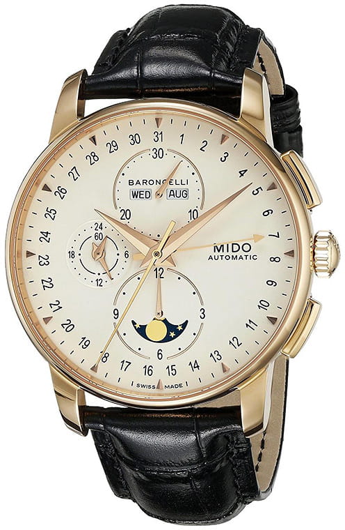 Mido Mido Baroncelli M8607.3.M1.42 , наручные мужские часы фото под углом