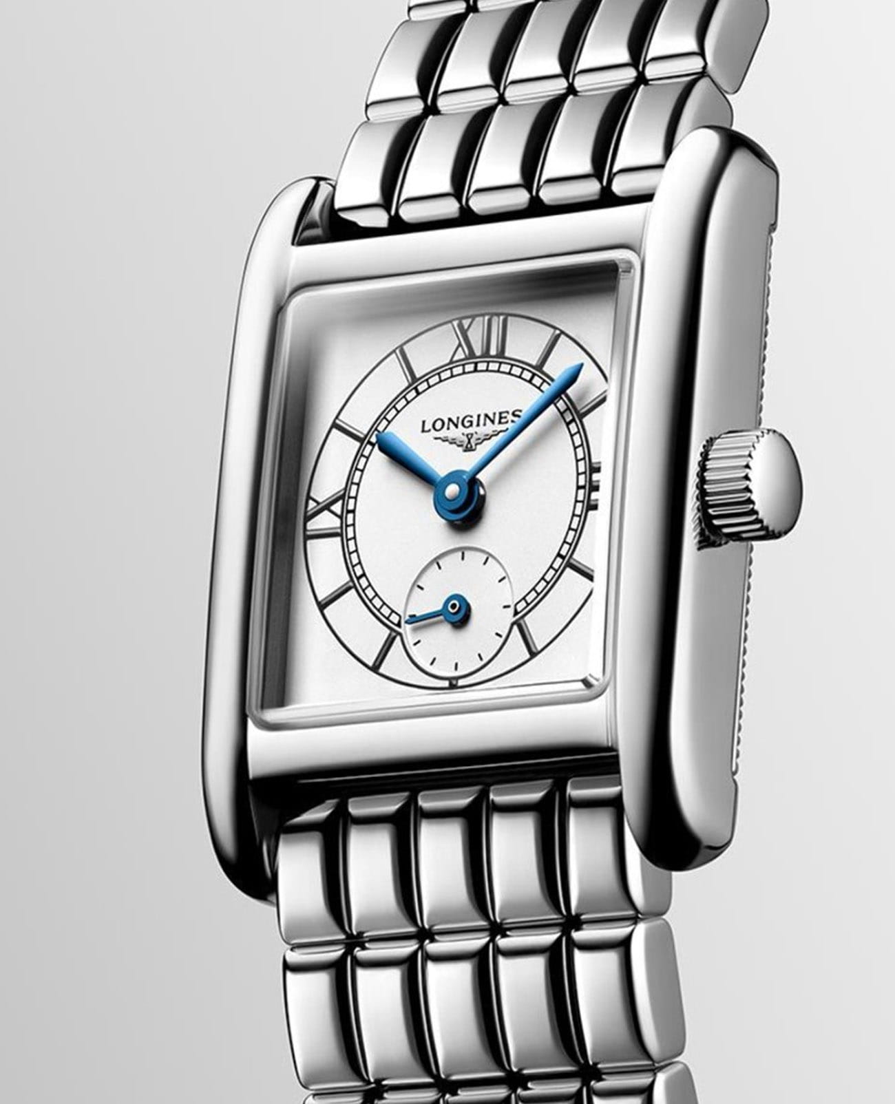 Longines Longines DolceVita L5.200.4.75.6, dolcevita швейцария женские часы на браслете нержавеющая сталь боковой вид