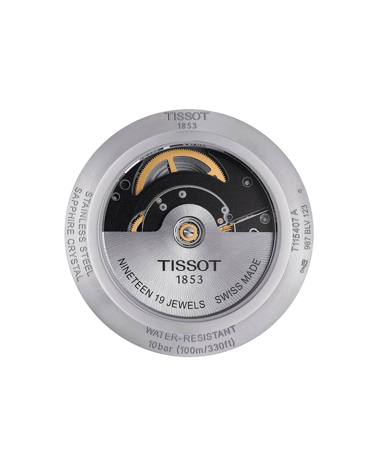 Tissot Tissot T-Race Swissmatic T115.407.17.041.00, t-sport швейцария мужские часы на браслете кожаный боковой вид