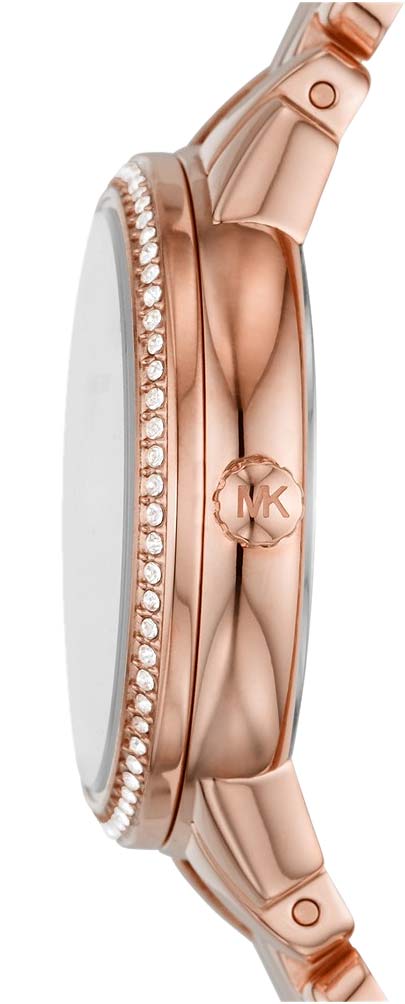 Michael Kors Michael Kors Allie MK1039,  сша женские часы на браслете сталь с ip покрытием боковой вид