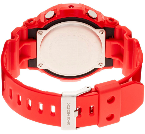 Casio Casio G-Shock GA-201RD-4A, g-shock япония мужские часы на браслете пластик боковой вид