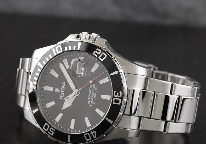 Festina F20531/4 мужские часы застежка крупным планом