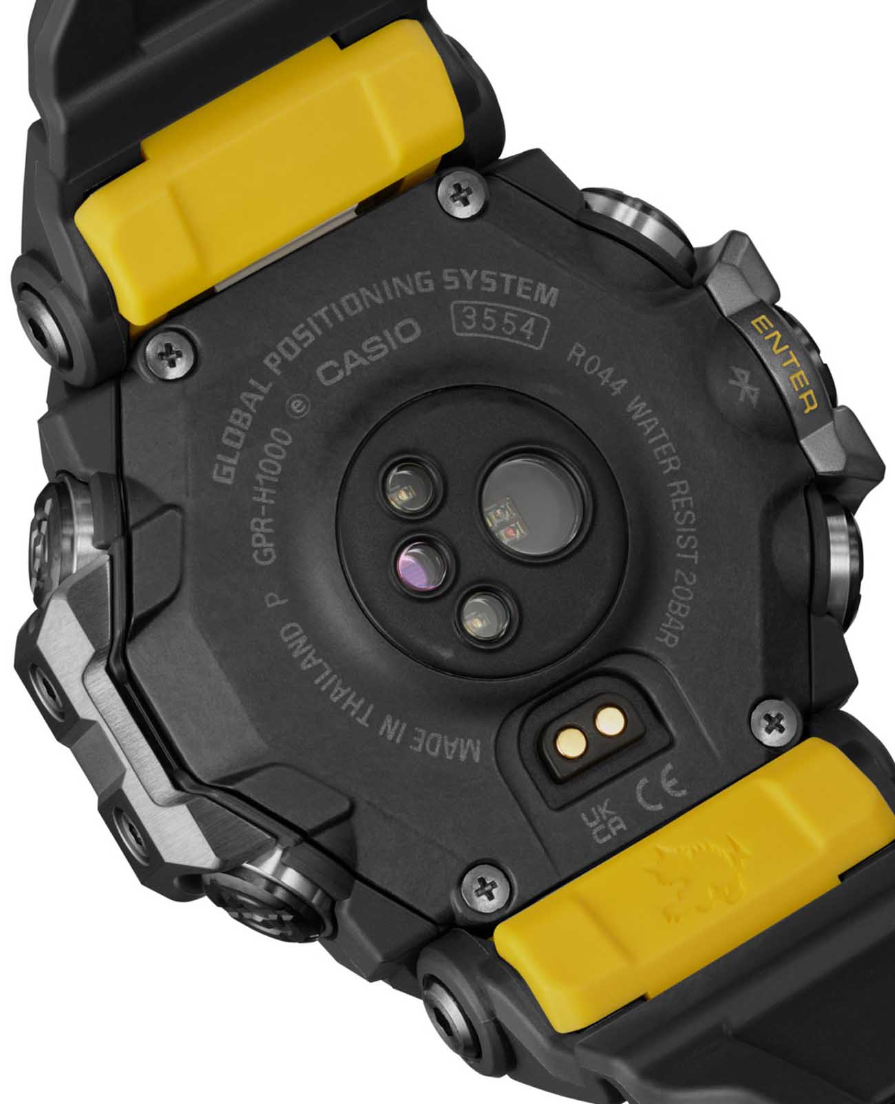 Casio GPR-H1000-1 мужские часы застежка крупным планом