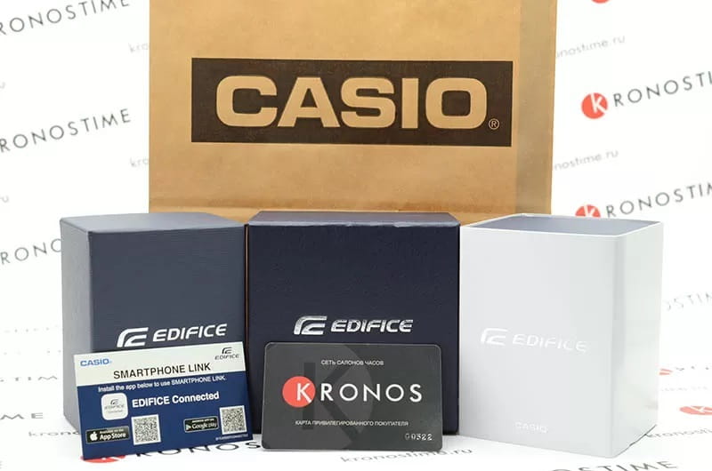 Casio Casio Edifice  EFV-540D-7A япония наручные мужские часы заводная головка с логотипом Casio