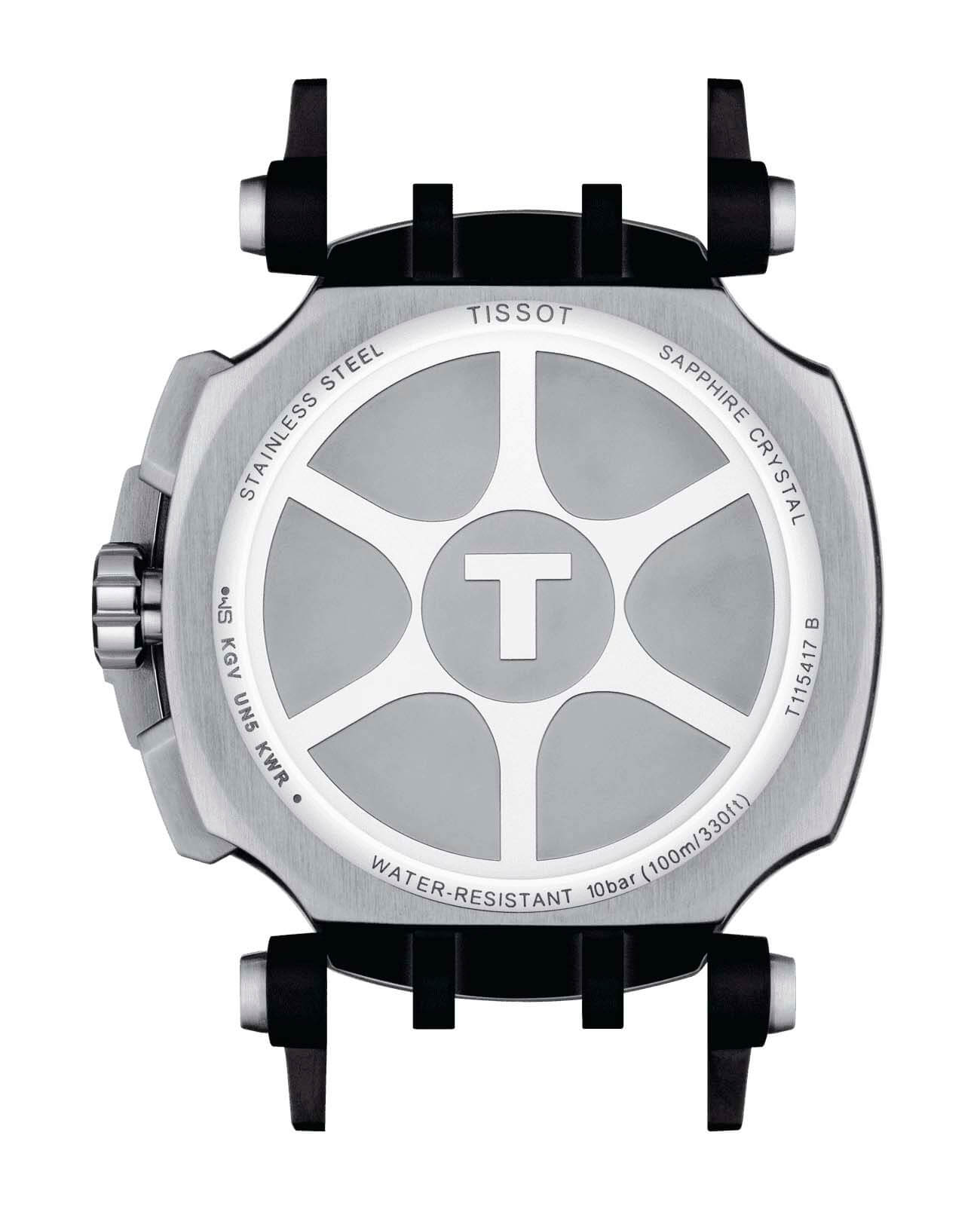 Tissot Tissot T-Race Chronograph T115.417.27.057.04 T Race — детали корпуса и каучук