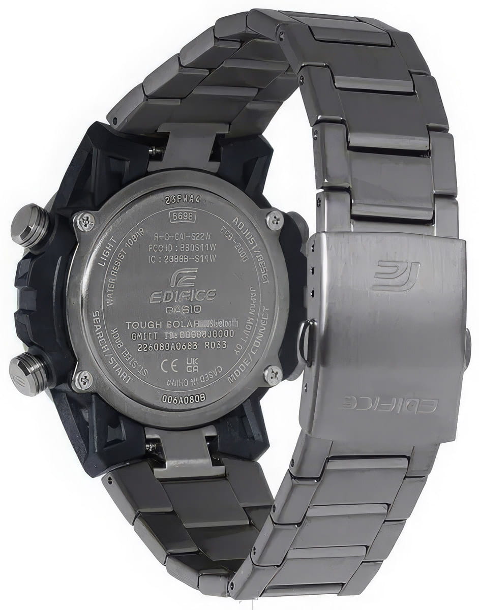 Casio Casio Edifice ECB-2000DC-1BDF (ECB-2000DC-1B) ECB, наручные мужские часы фото под углом
