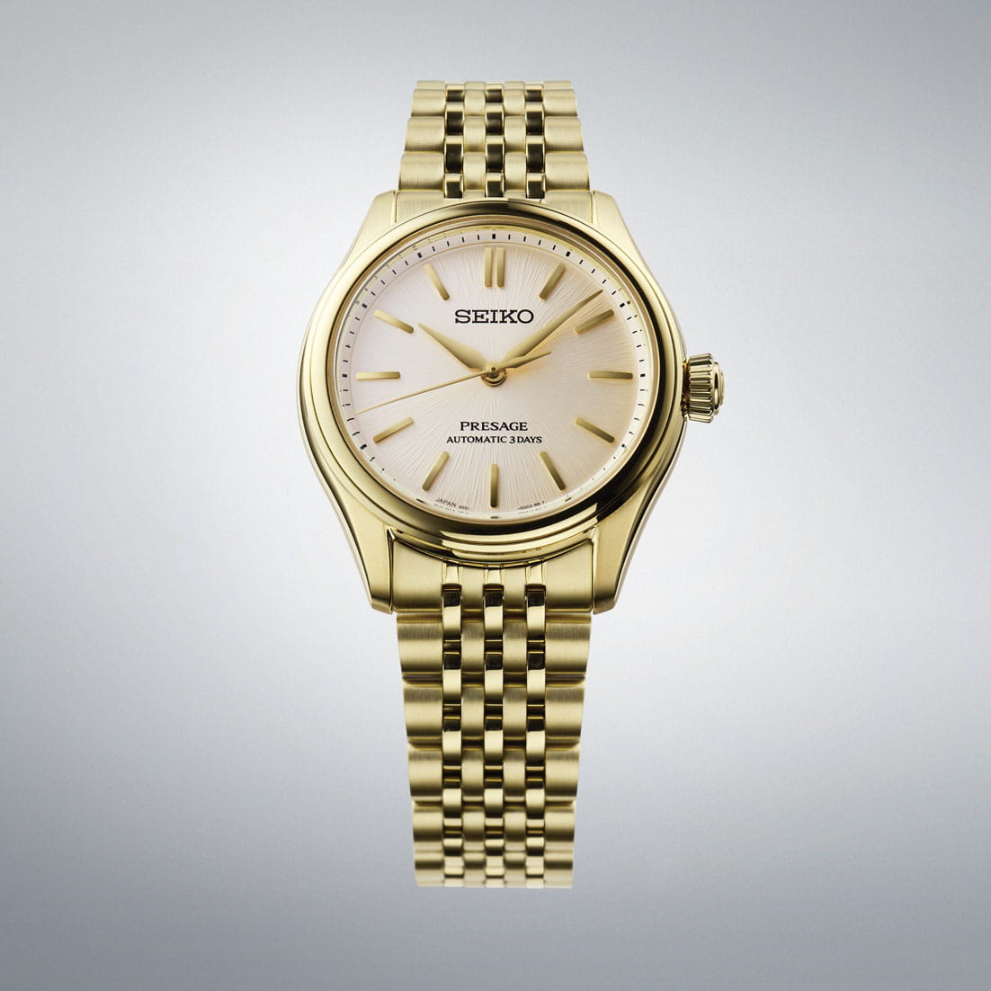 Seiko Seiko Presage Classic Series SPB524, presage япония мужские часы на браслете нержавеющая сталь с pvd-покрытием боковой вид