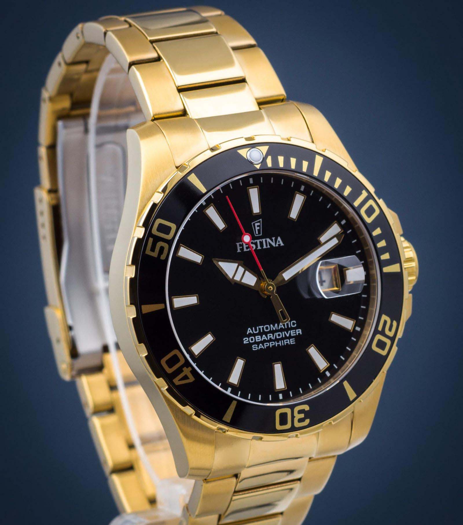 Festina Festina Automatic F20533/2 механические часы с аксессуарами мужские часы модель F20533/2