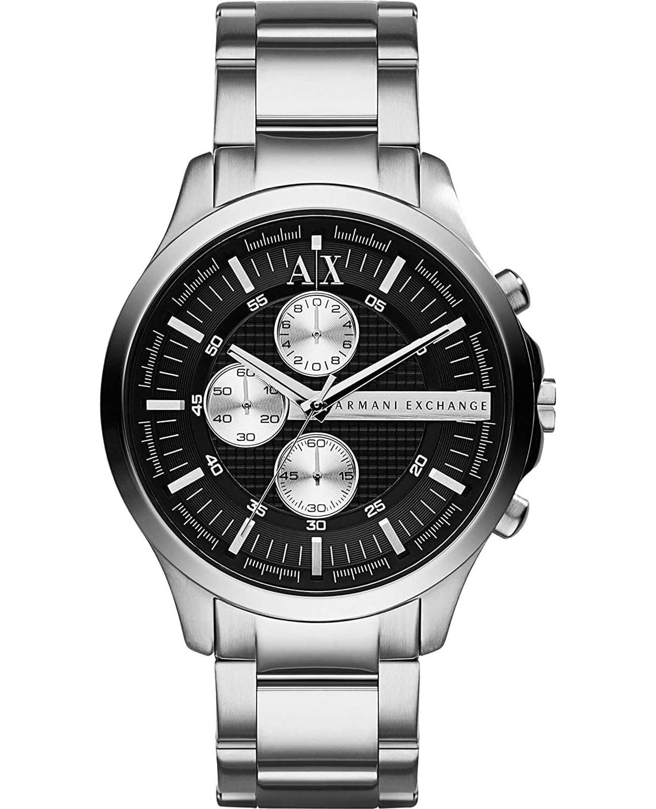 Armani Exchange Armani Exchange Quartz Dress Watch AX2152  AX2152 кварцевые мужские часы черный циферблат, браслет нержавеющая сталь — вид спереди