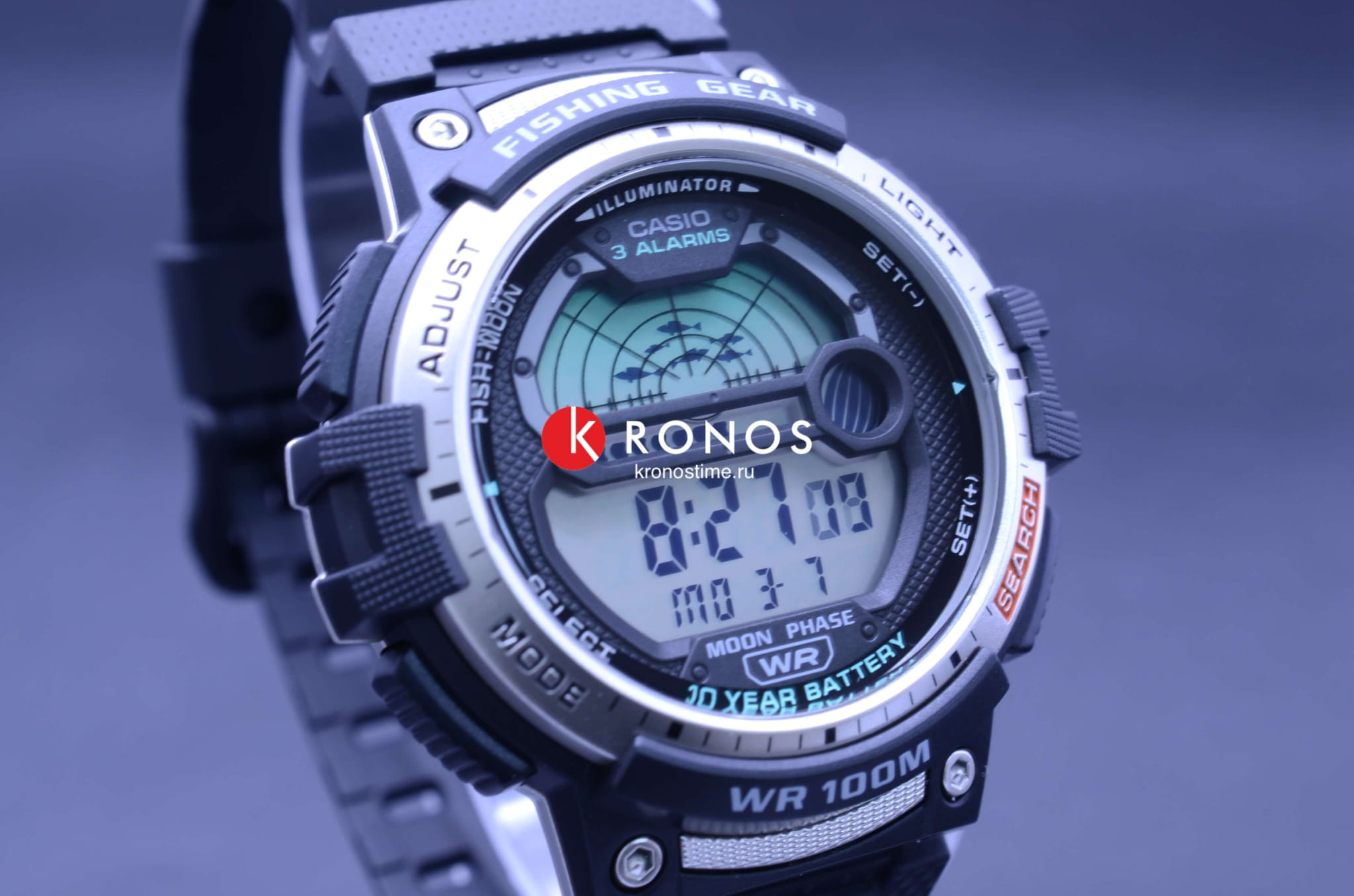 Casio Casio Collection WS-1200H-1A, mtp япония мужские часы на браслете пластик боковой вид