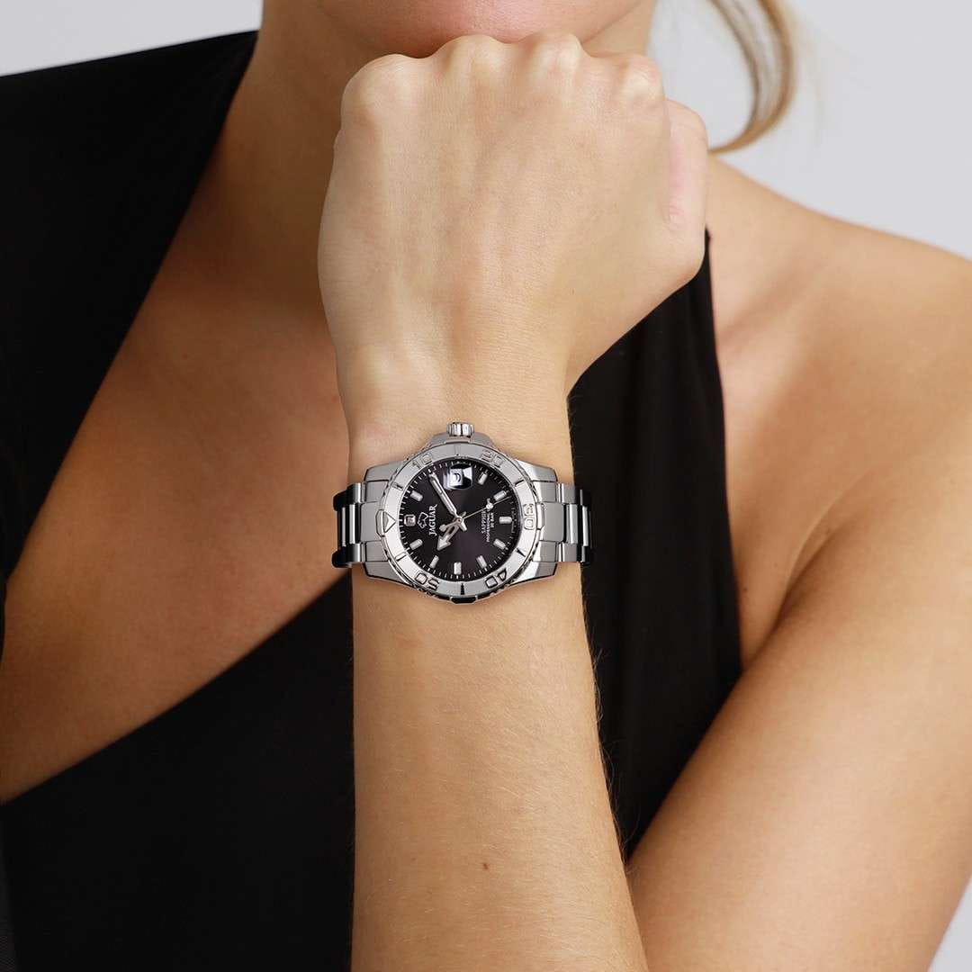 Jaguar Jaguar Couple Diver J870/4  - задняя крышка металл сталь корпуса, швейцария часы