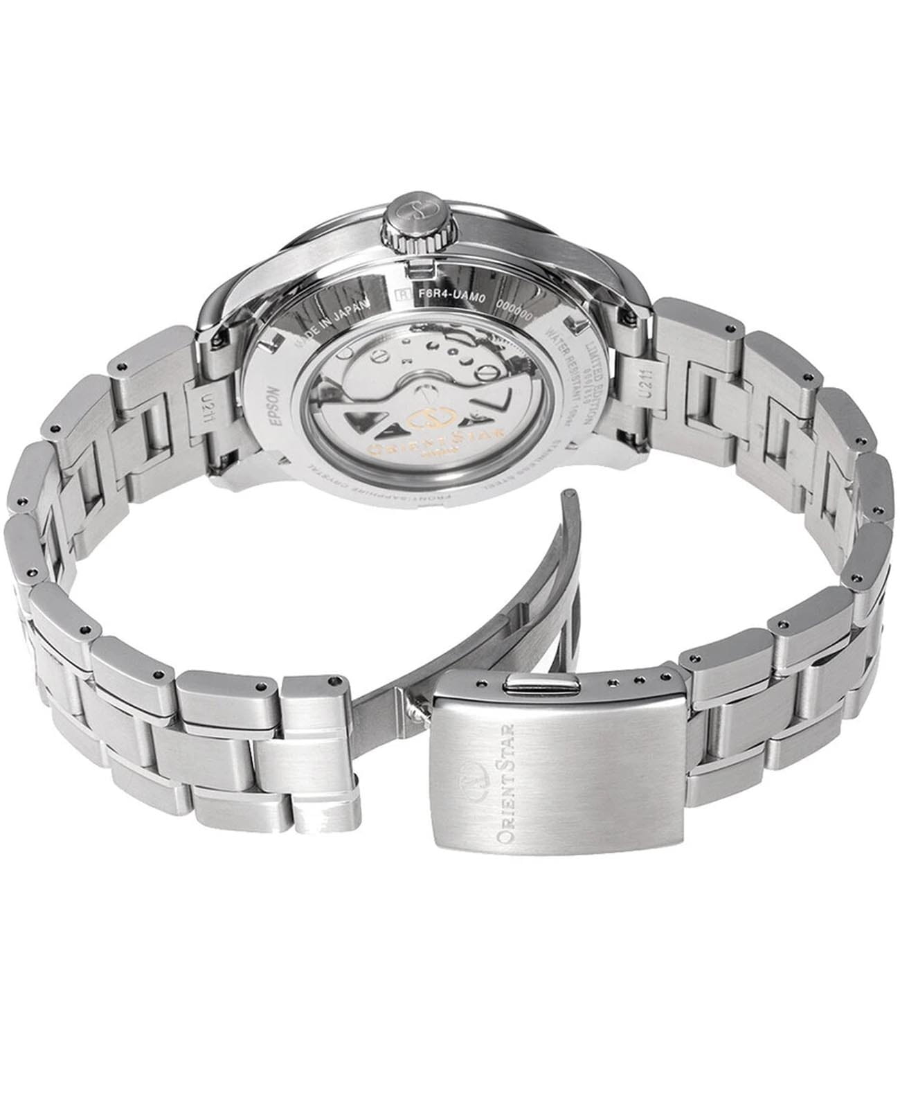 Orient Orient Star RE-AT0017L (RK-AT0017L) механические мужские часы часы крупный план голубой циферблата