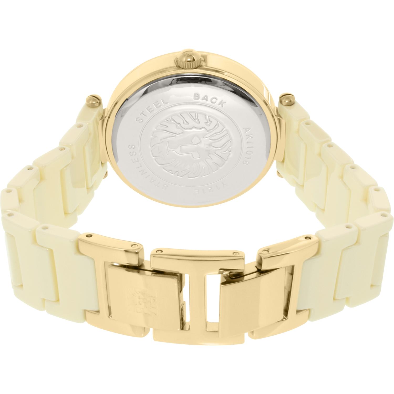 Anne Klein Anne Klein Diamond  1018IVGB,  сша женские часы на браслете  боковой вид