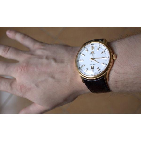 Orient Orient UNC7003W (FUNC7003W) мужские часы белый циферблат на запястье