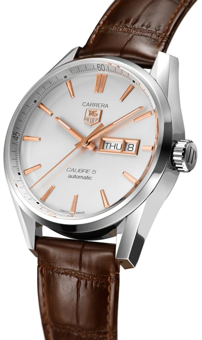 TAG Heuer TAG Heuer Carrera WAR201D.FC6291 мужские часы серебристый циферблат на запястье