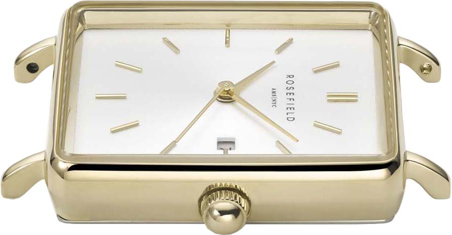 Rosefield Rosefield The Boxy QWSG-Q09 женские часы белый циферблат на запястье