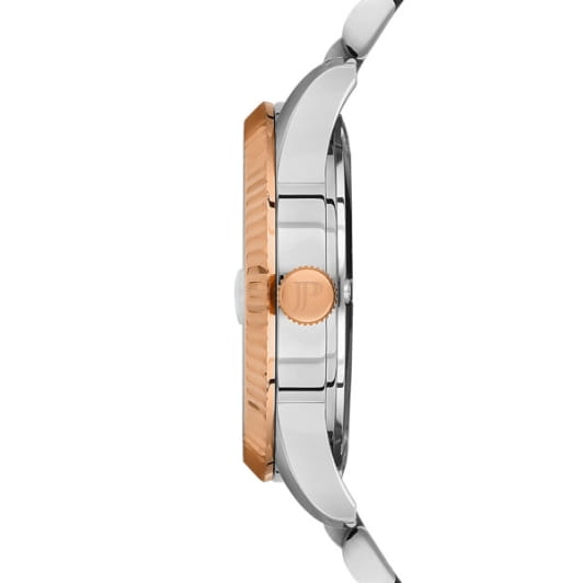 Jacques Philippe Jacques Philippe Solis JPQGS237328,  швейцария мужские часы на браслете нержавеющая сталь с pvd-покрытием боковой вид