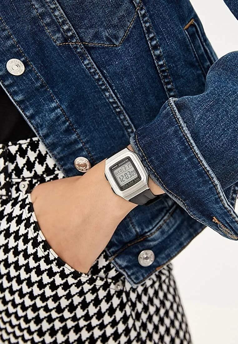 Casio Casio Collection F-201WAM-7A , наручные женские часы фото под углом