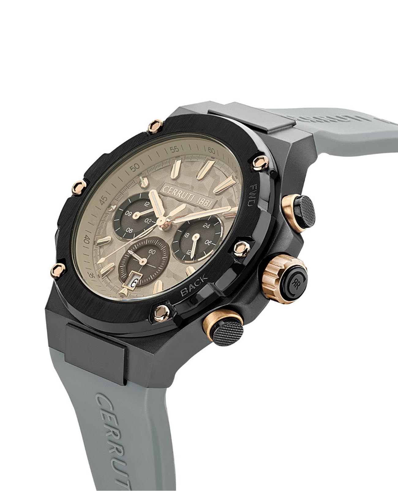 Cerruti 1881 Cerruti 1881 Lucardo CIWGQ2224304,  франция мужские часы на браслете силикон боковой вид