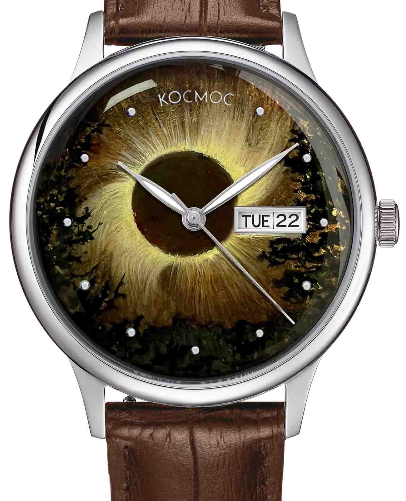 Космос Космос K 043.1 - Солнечное Затмение , наручные мужские часы фото под углом