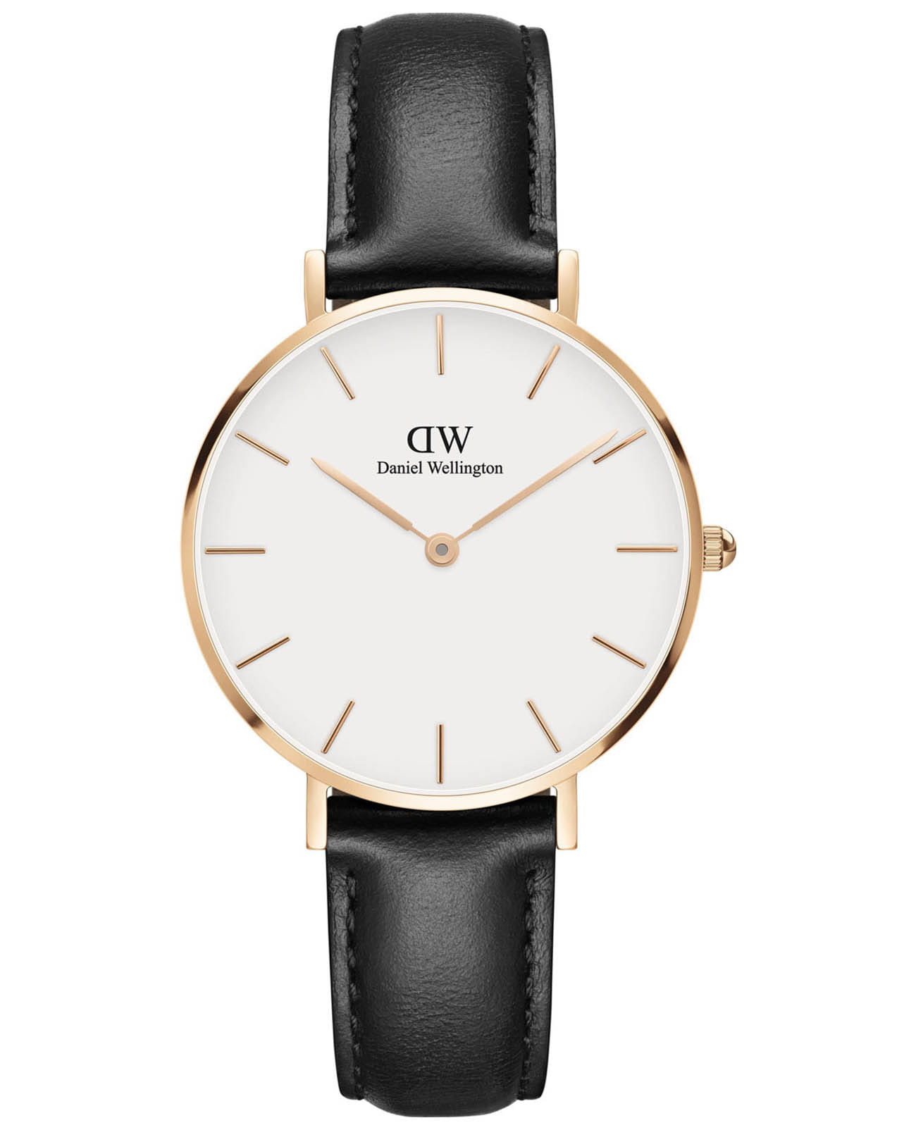 Daniel Wellington Daniel Wellington Petite Sheffield DW00100174  DW00100174 кварцевые мужские часы белый циферблат, браслет кожаный — вид спереди