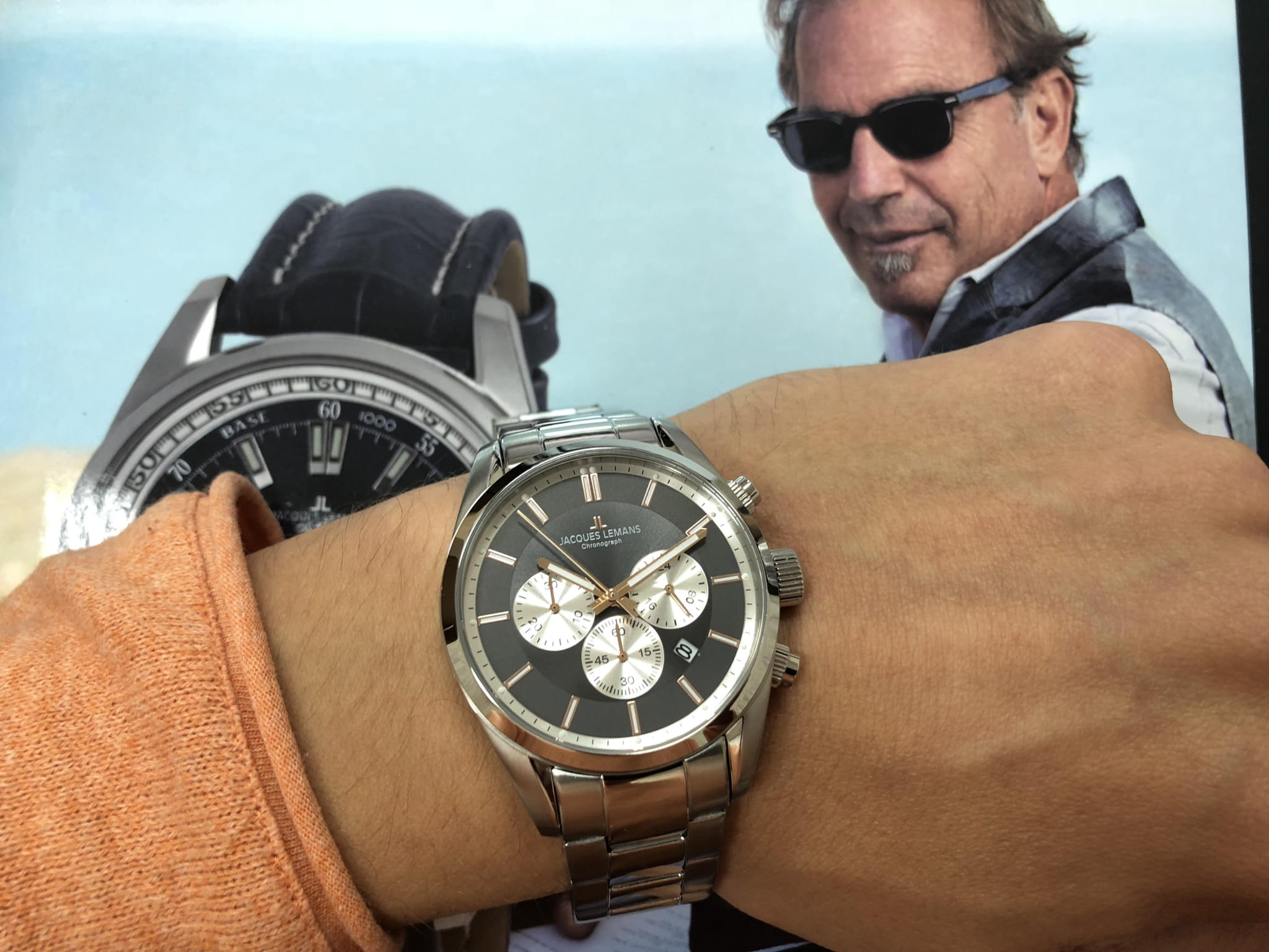 Jacques Lemans Jacques Lemans 42-6G мужские часы серый циферблат на запястье