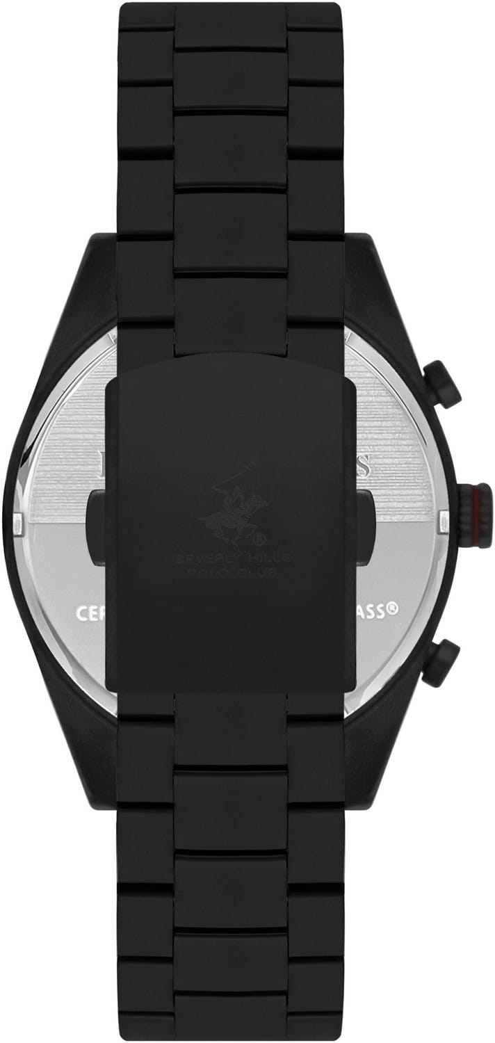 Beverly Hills Polo Club Beverly Hills Polo Club Quartz BP3618X.650,  сша мужские часы на браслете сталь с ip покрытием боковой вид