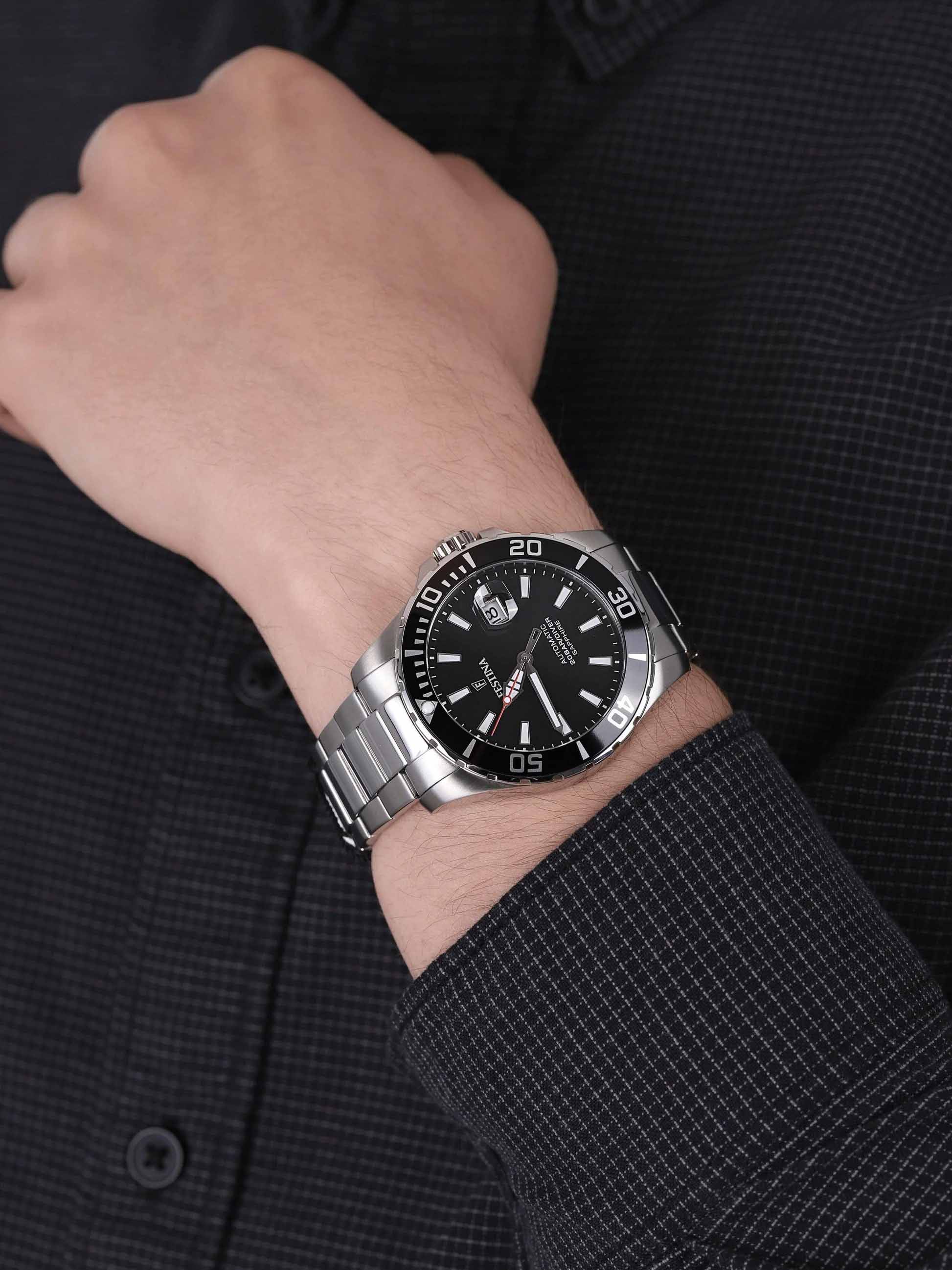 Оригинальные часы Festina Festina Automatic F20531/4 механические калибр механизма  общий вид