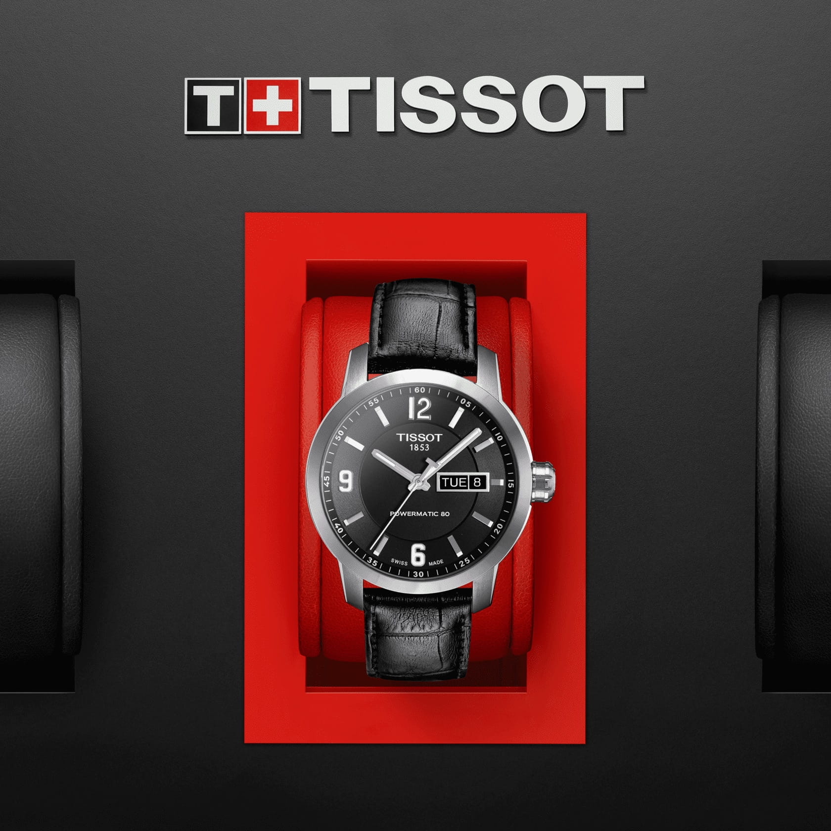 Оригинальные часы Tissot Tissot PRC 200 Powermatic 80 T055.430.16.057.00 механические калибр механизма powermatic 80.121 общий вид