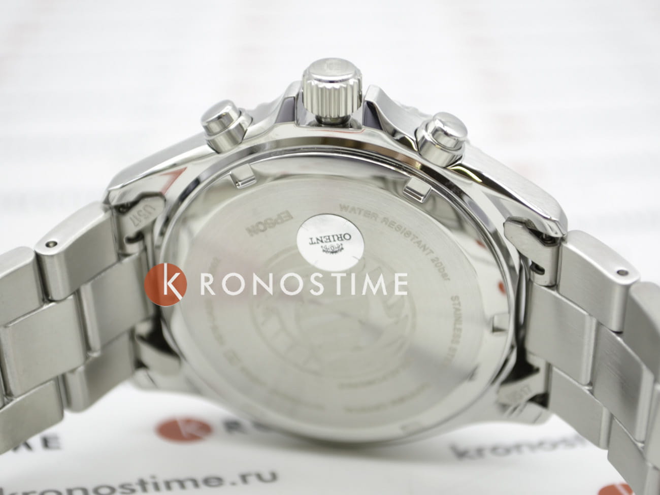 Orient Orient Chronograph RA-TX0202B (RN-TX0202B) кварцевые мужские часы часы крупный план черный циферблата