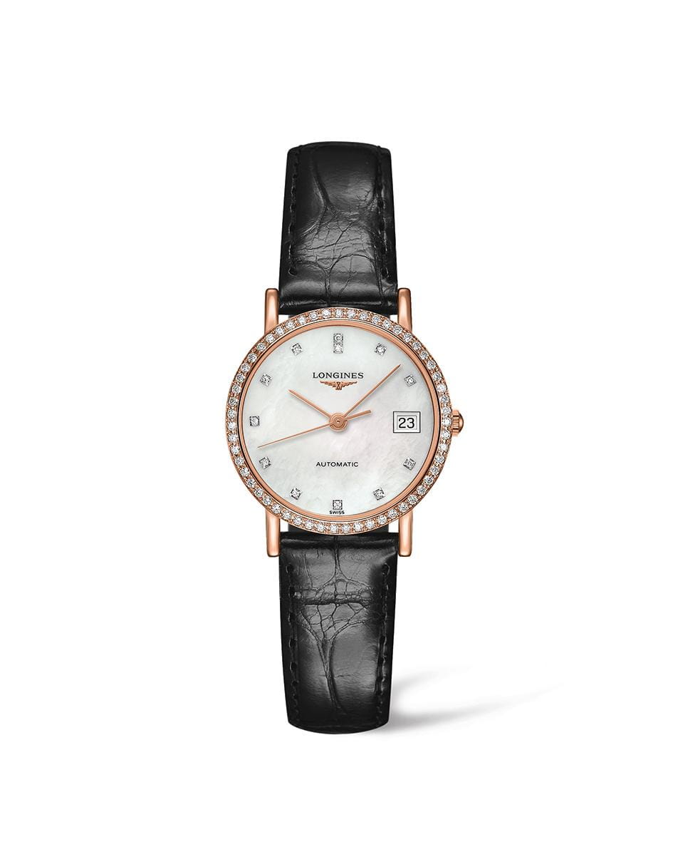 Longines Longines Elegant Collection L4.378.9.87.4 , наручные женские часы фото под углом