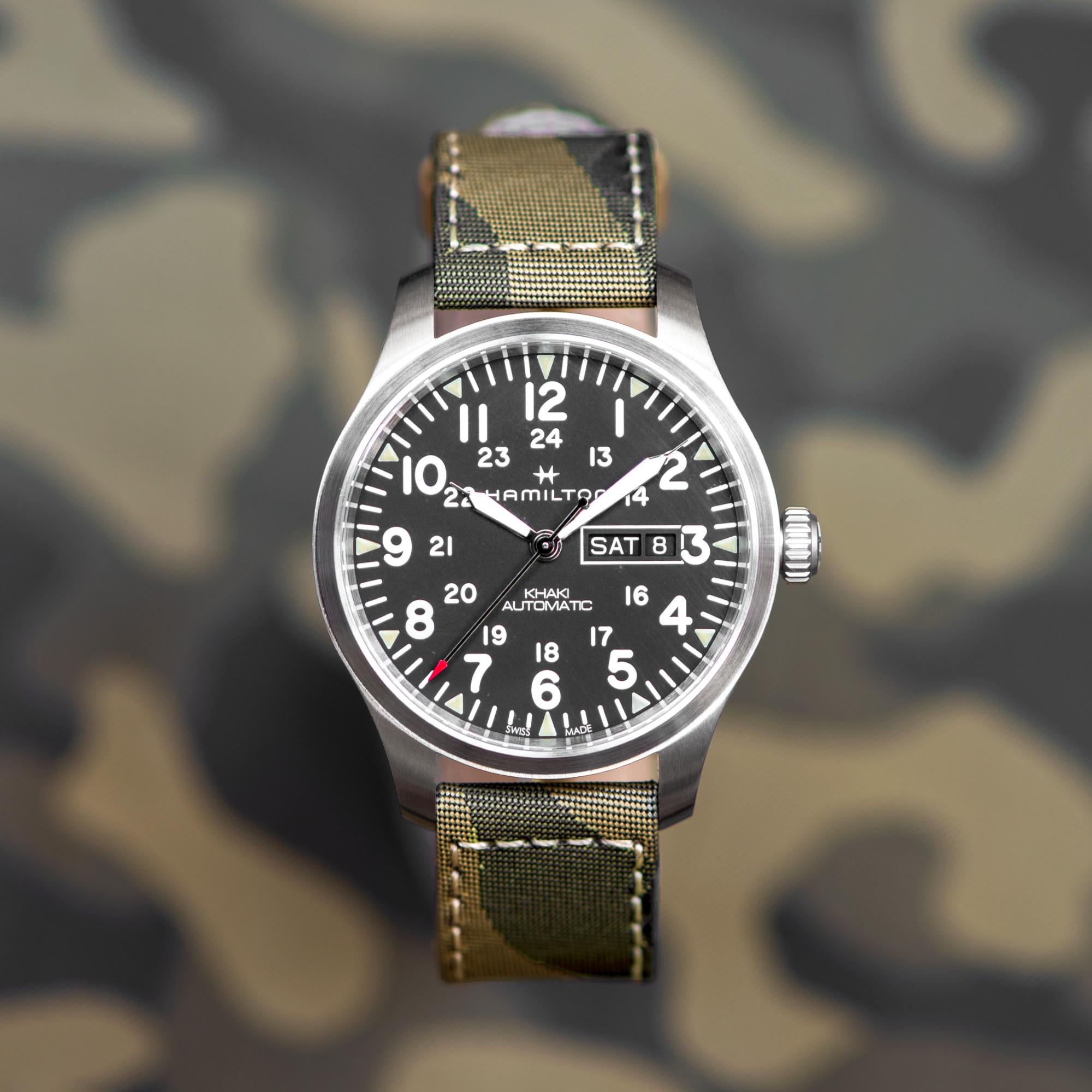 Hamilton Hamilton Khaki Field Day Date Auto H70535031  - задняя крышка сталь корпуса, швейцария часы