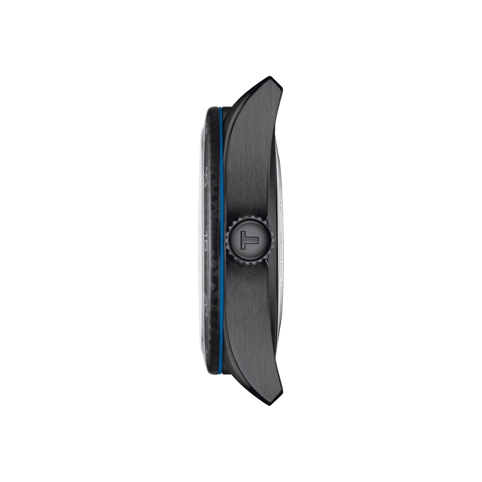 Tissot Tissot PRS 516 Powermatic 80 T100.430.36.051.02, t-sport швейцария мужские часы на браслете кожаный боковой вид
