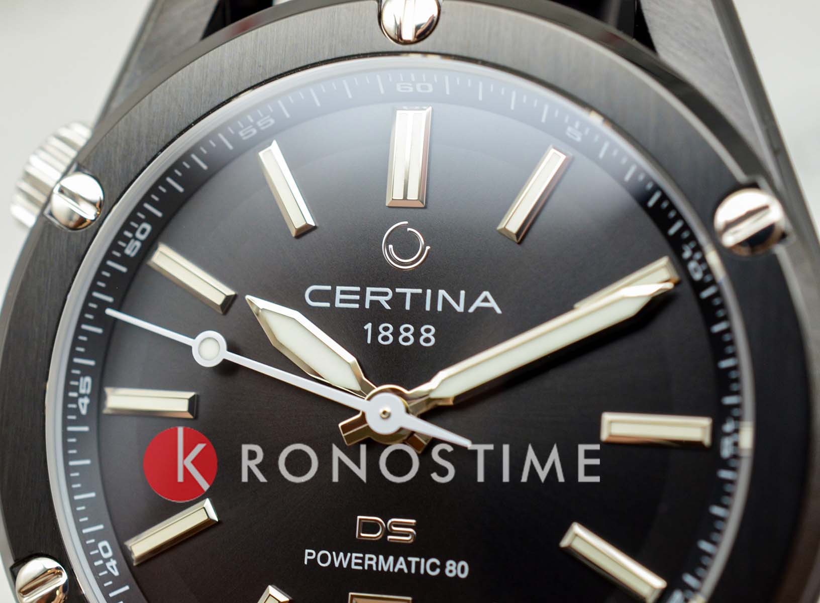 Оригинальные часы Certina Certina DS+ C041.407.39.051.00 механические калибр механизма powermatic 80.611 общий вид
