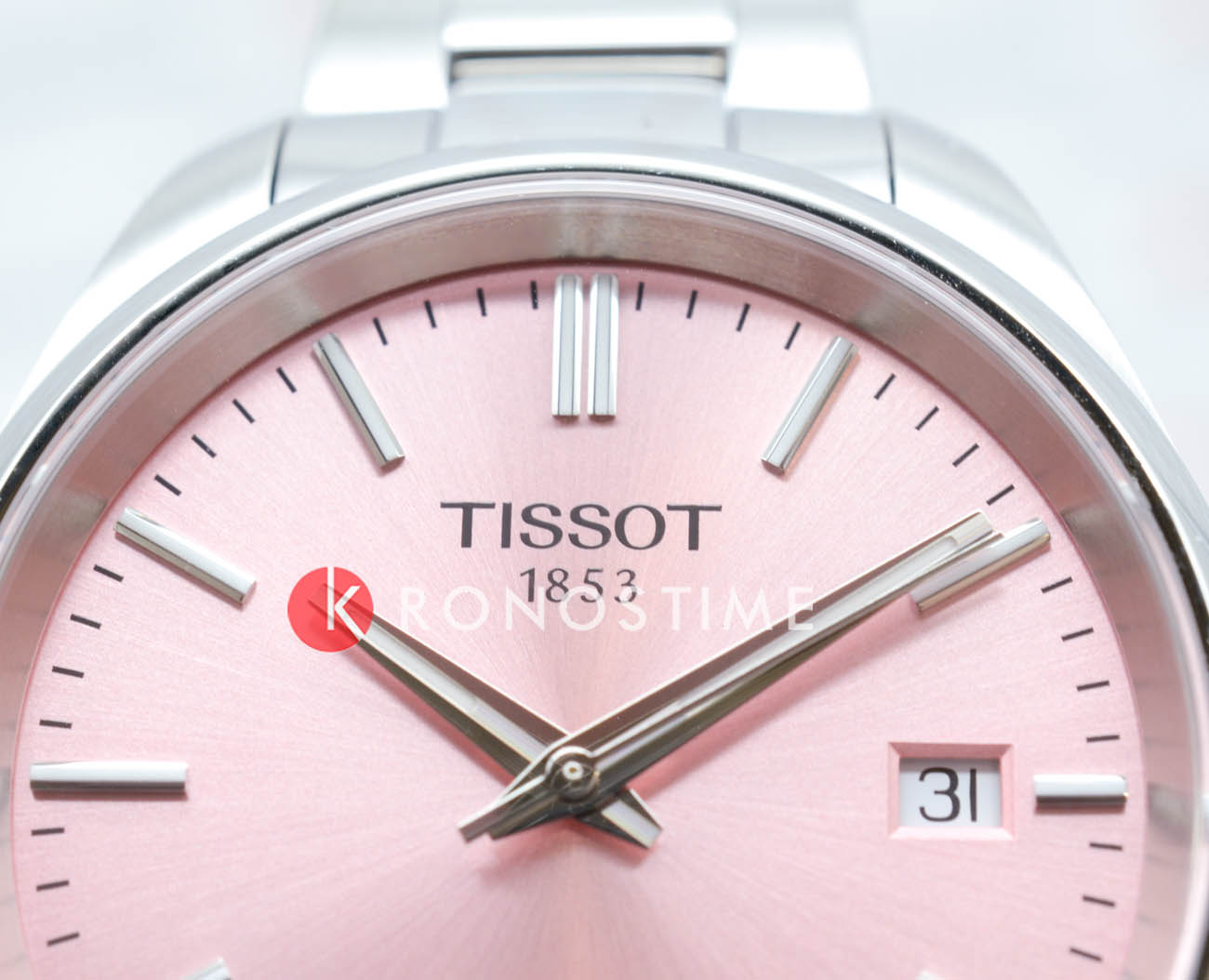 Tissot Tissot PR 100 Quartz 34mm T150.210.11.331.00 кварцевые женские часы часы крупный план розовый циферблата