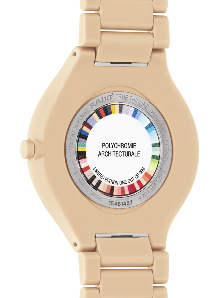 Rado Rado True Thinline Le Corbusier R27097672  , наручные мужские часы фото под углом