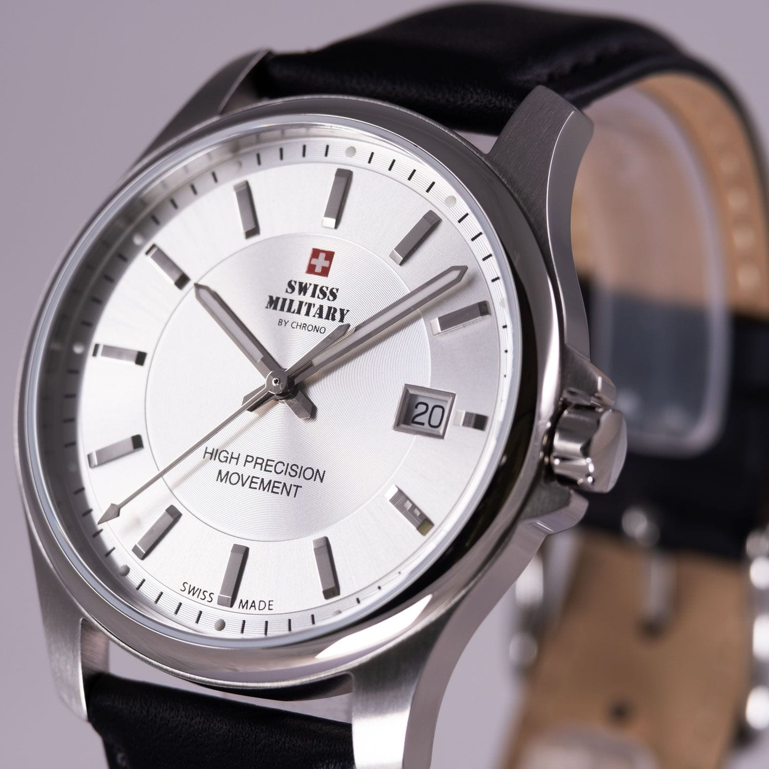 Оригинальные часы Swiss Military by Chrono Swiss Military by Chrono Сверхточные SM30200.11 кварцевые калибр механизма  общий вид