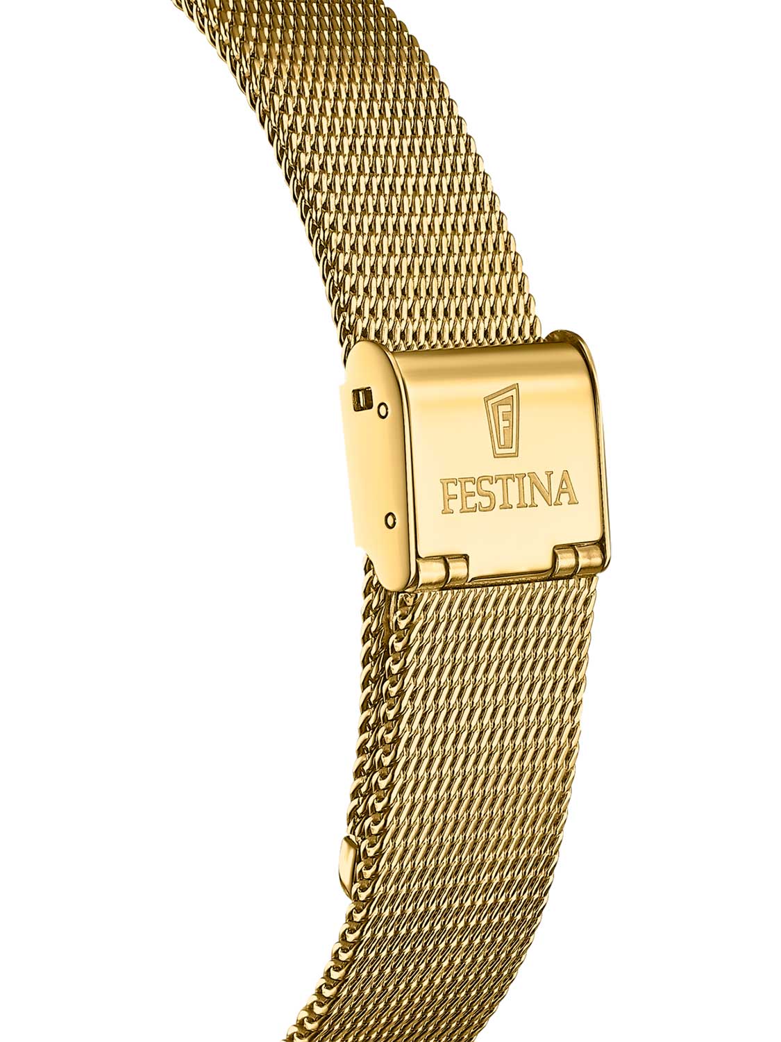 Festina Festina Swiss Made F20023/2,  испания женские часы на браслете нержавеющая сталь с pvd-покрытием боковой вид