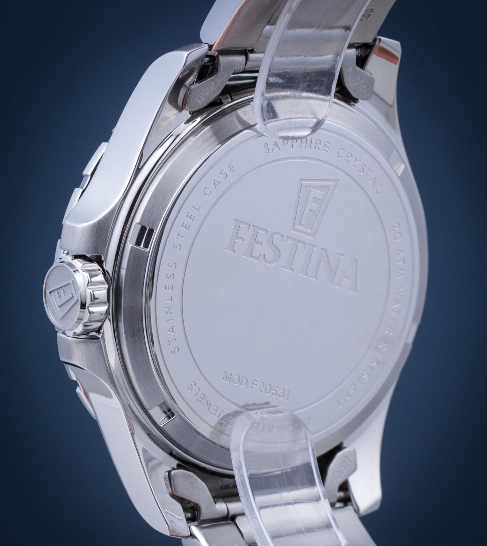 Festina Festina Automatic F20531/5  — детали корпуса и нержавеющая сталь