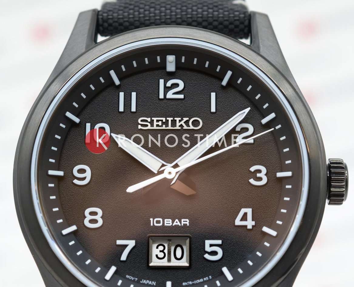 Seiko Seiko Classic Quartz SUR571P1, conceptual series dress япония мужские часы на браслете тканевый боковой вид