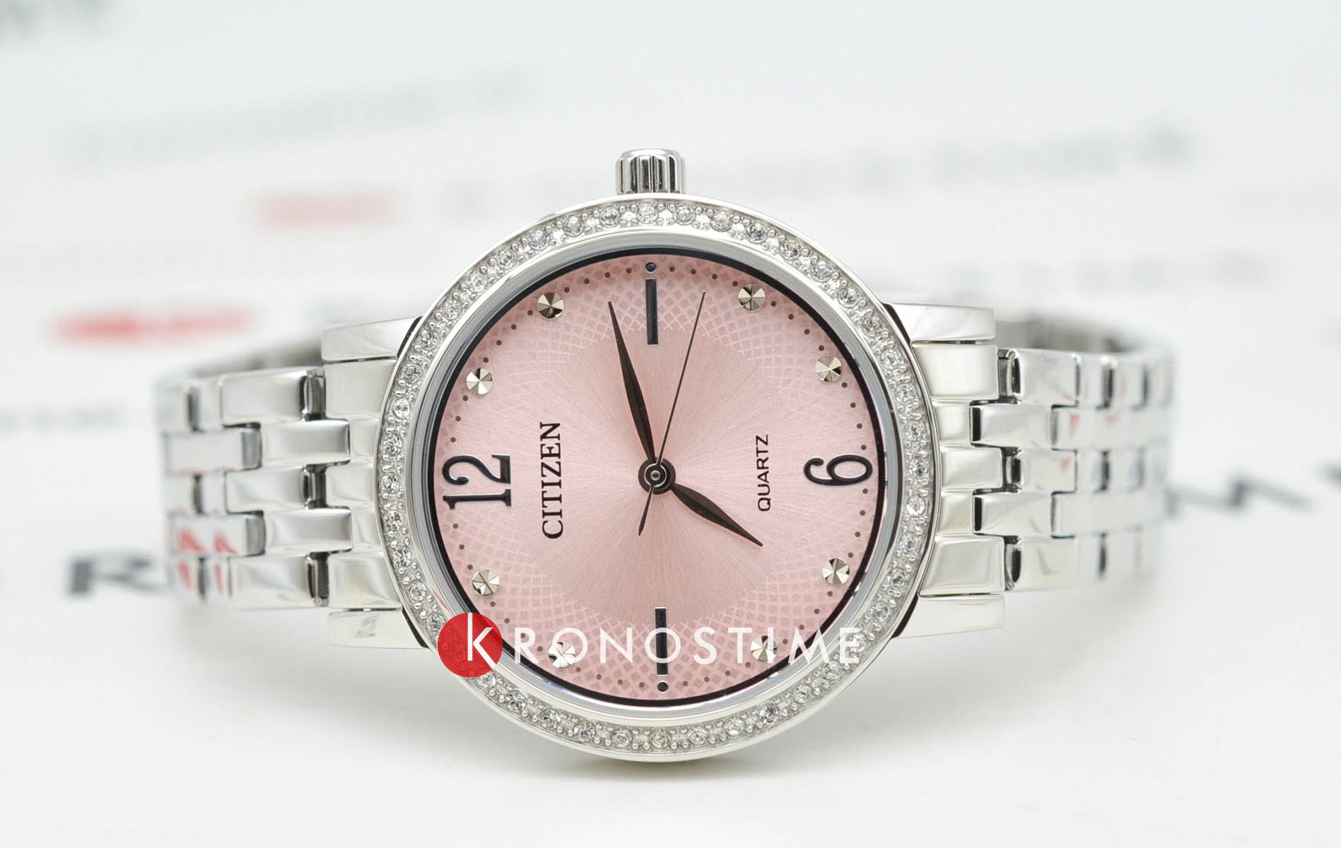 Citizen Citizen Elegance EL3100-55W , наручные женские часы фото под углом