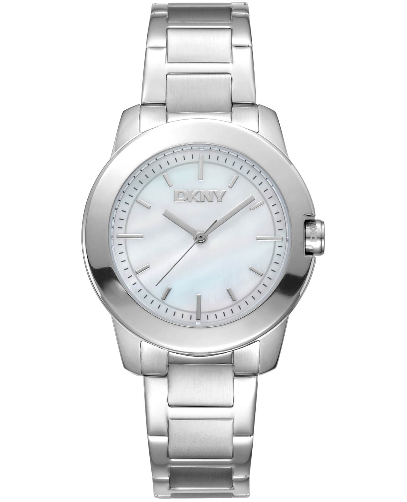 DKNY DKNY Park Ave Midi DK1L020M0035  DK1L020M0035 кварцевые женские часы перламутровый циферблат, браслет нержавеющая сталь — вид спереди