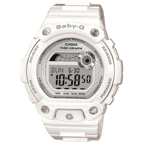 Casio Casio Baby-G BLX-100-7E  BLX-100-7E кварцевые женские часы серый циферблат, браслет пластик — вид спереди